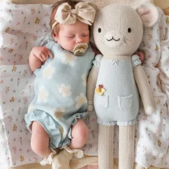 Knit Animals-cuddle + kind Mouse Mini Knit Doll