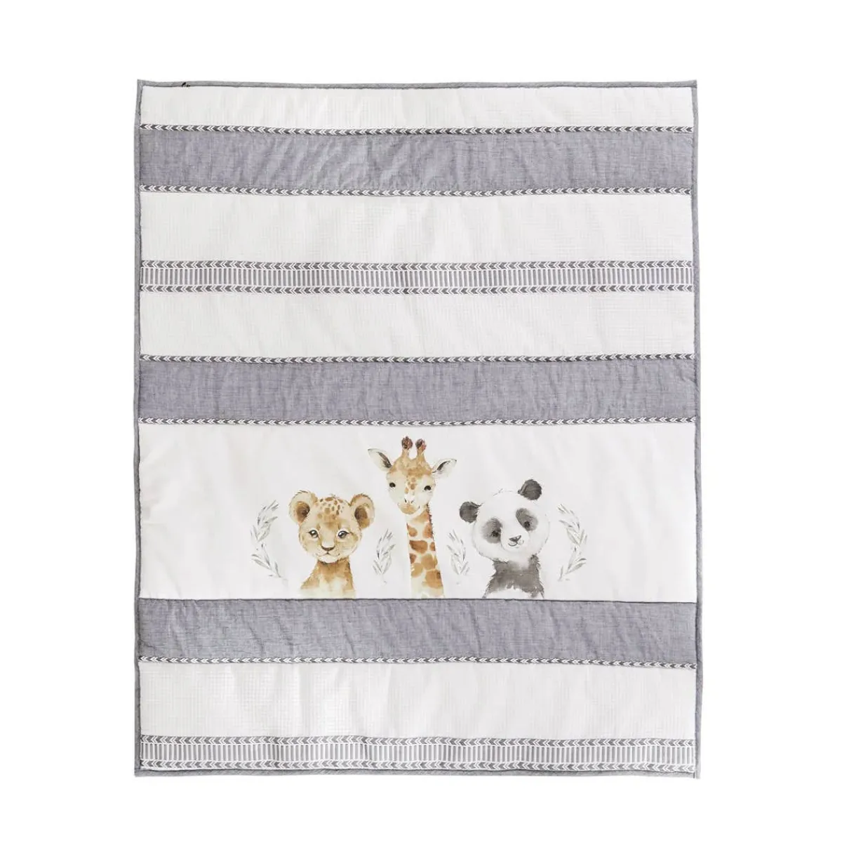 Crib Bedding Sets-Levtex Baby Mozambique 4 Piece Crib Set