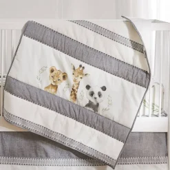 Crib Bedding Sets-Levtex Baby Mozambique 4 Piece Crib Set