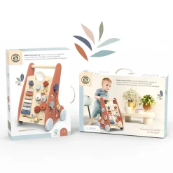 Wooden Toys|Baby Walkers-Speedy Monkey Multi Activity Walker