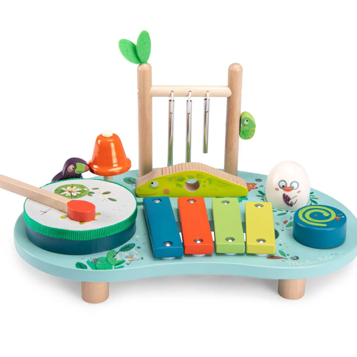 Musical Instruments-Moulin Roty Multi-Activity Musical Table