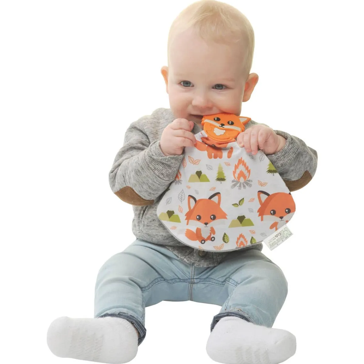 Teething Blankies|Pacifiers + Clips-Malarkey Kids Munch It Blanket