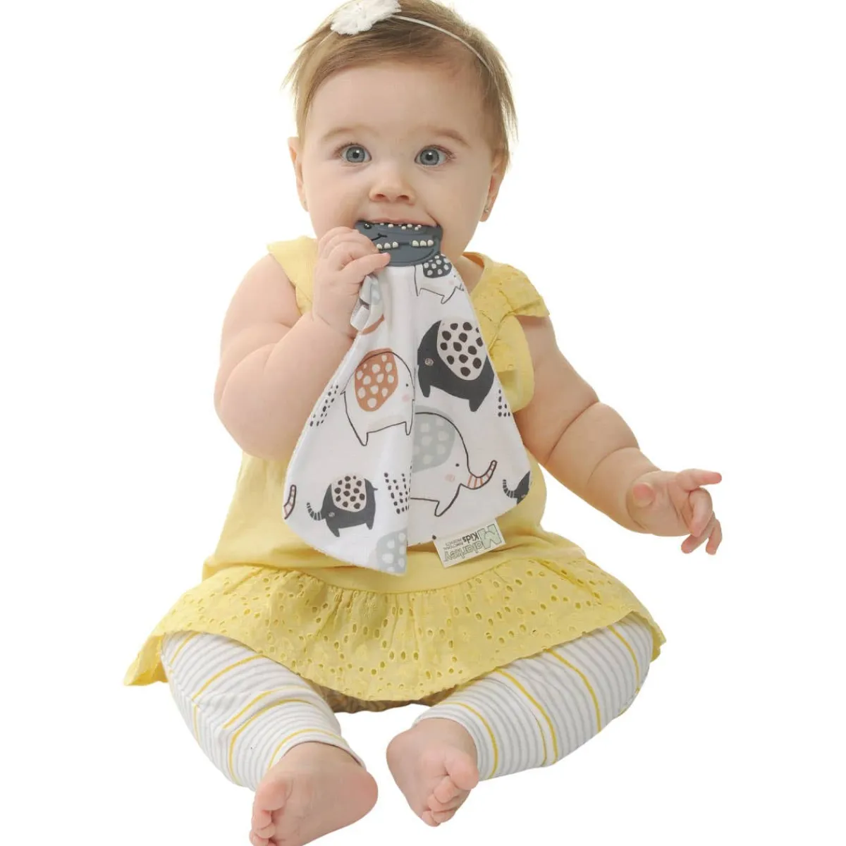 Teething Blankies|Pacifiers + Clips-Malarkey Kids Munch It Blanket