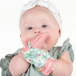 Teethers|Pacifiers + Clips-Malarkey Kids Munch Mitt Mini Teething Mitten