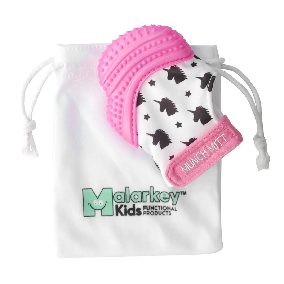Teethers|Pacifiers + Clips-Malarkey Kids Munch Mitt Teething Mitten