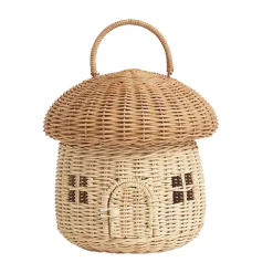 Storage-Olli Ella Mushroom Basket Straw