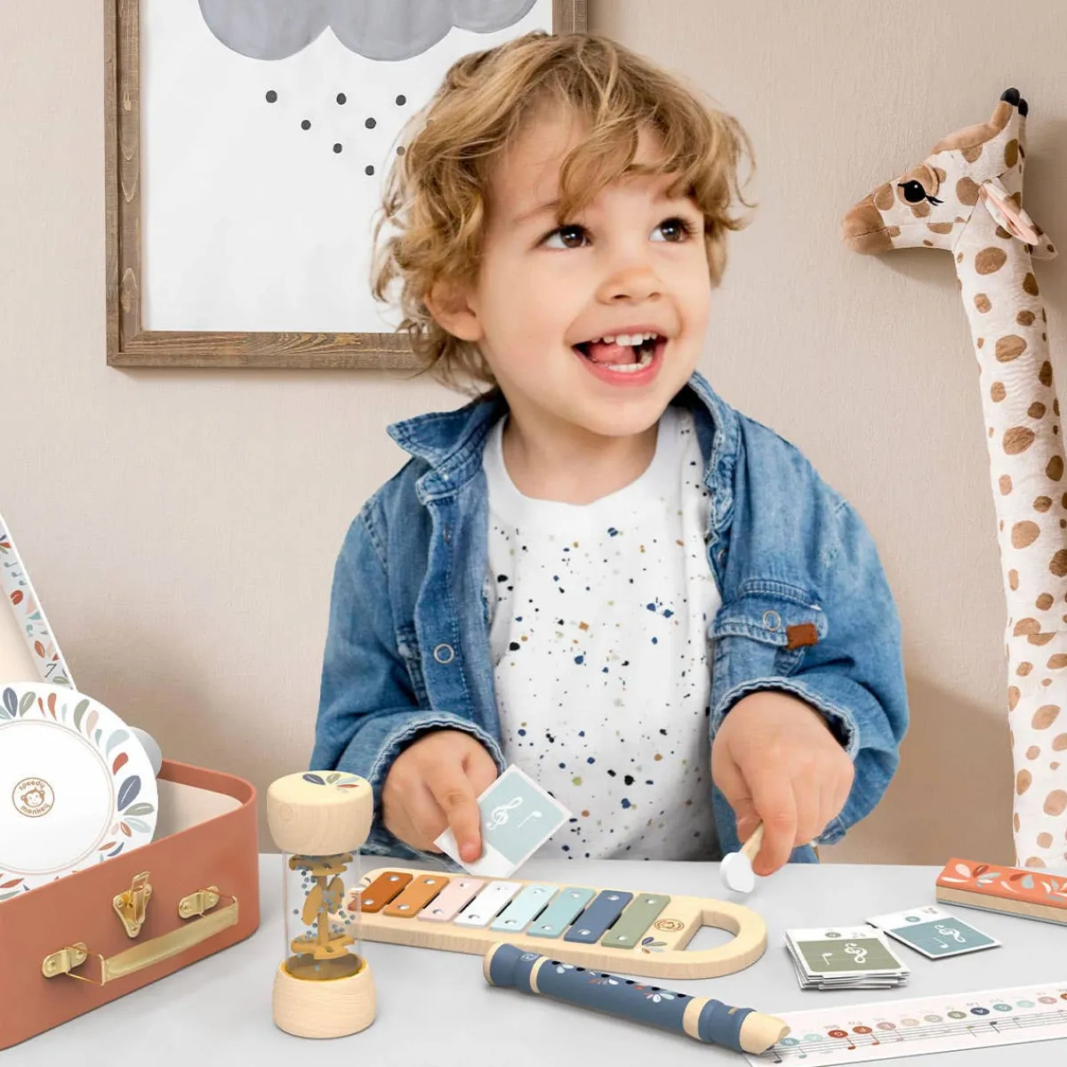 Musical Instruments|Wooden Toys-Speedy Monkey Musical 5 Piece Set