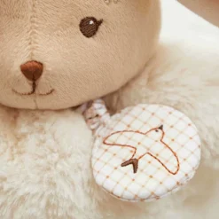 Plush Animals-Kaloo Musical Round Rabbit Cream