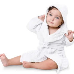 Towels + Cloths-Comfycubs Muslin Bathrobe (6-12M)
