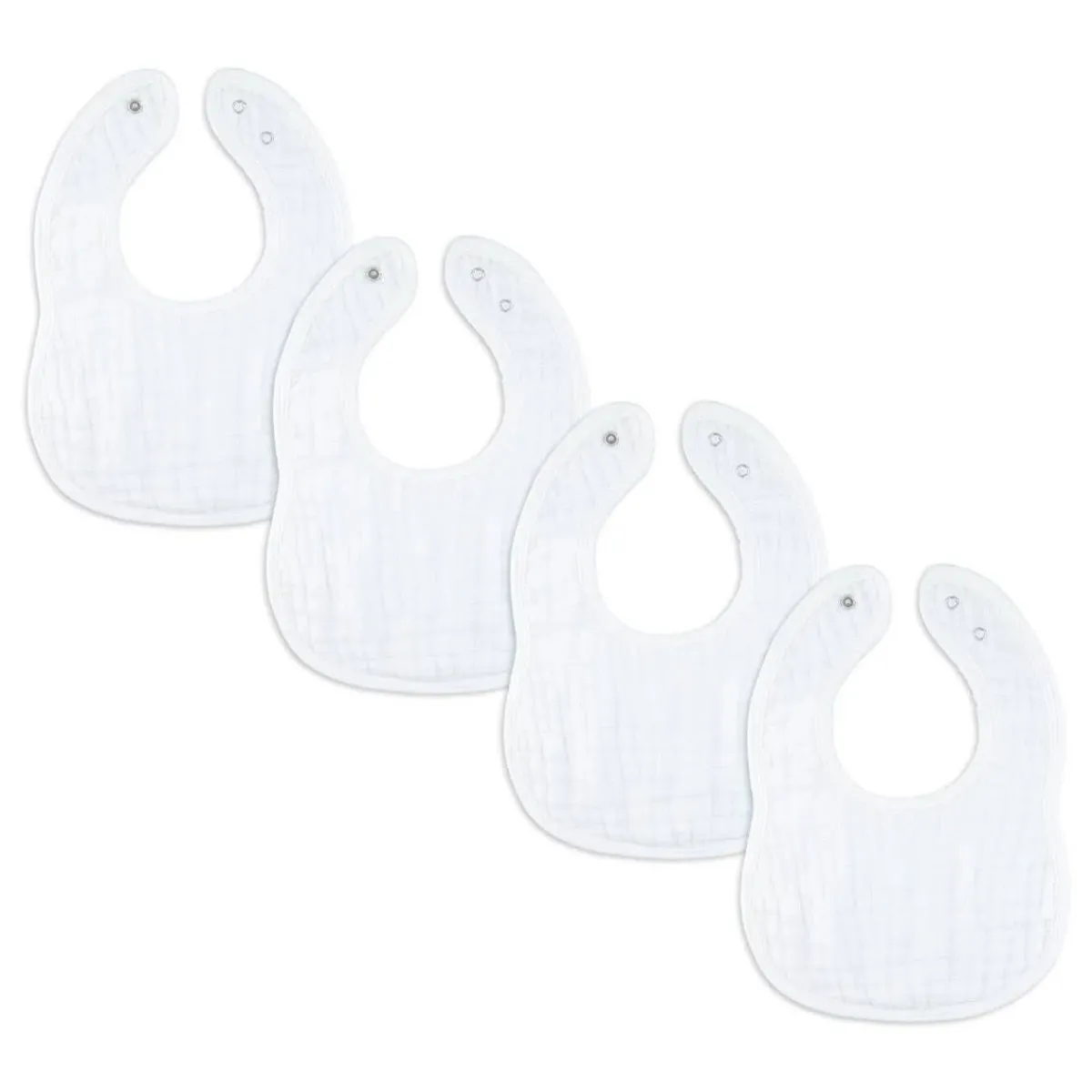 Bibs + Burps-Comfycubs Muslin Bibs (4 Pack)