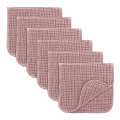Bibs + Burps-Comfycubs Muslin Burp Cloths (6 Pack)