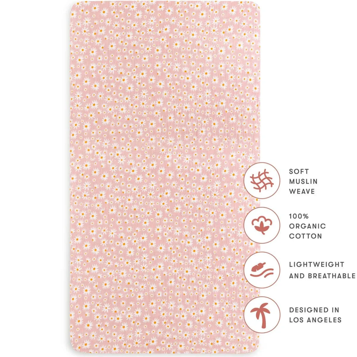 Crib Fitted Sheets-Babyletto Muslin Crib Sheet