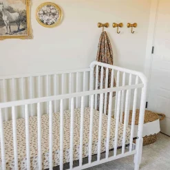 Crib Fitted Sheets-Mebie Baby Muslin Crib Sheet