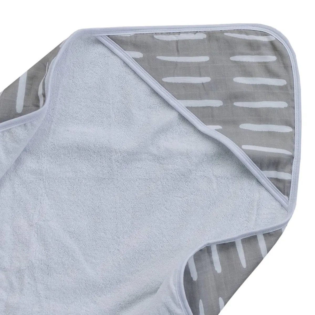 Towels + Cloths-Mebie Baby Muslin Hooded Towel