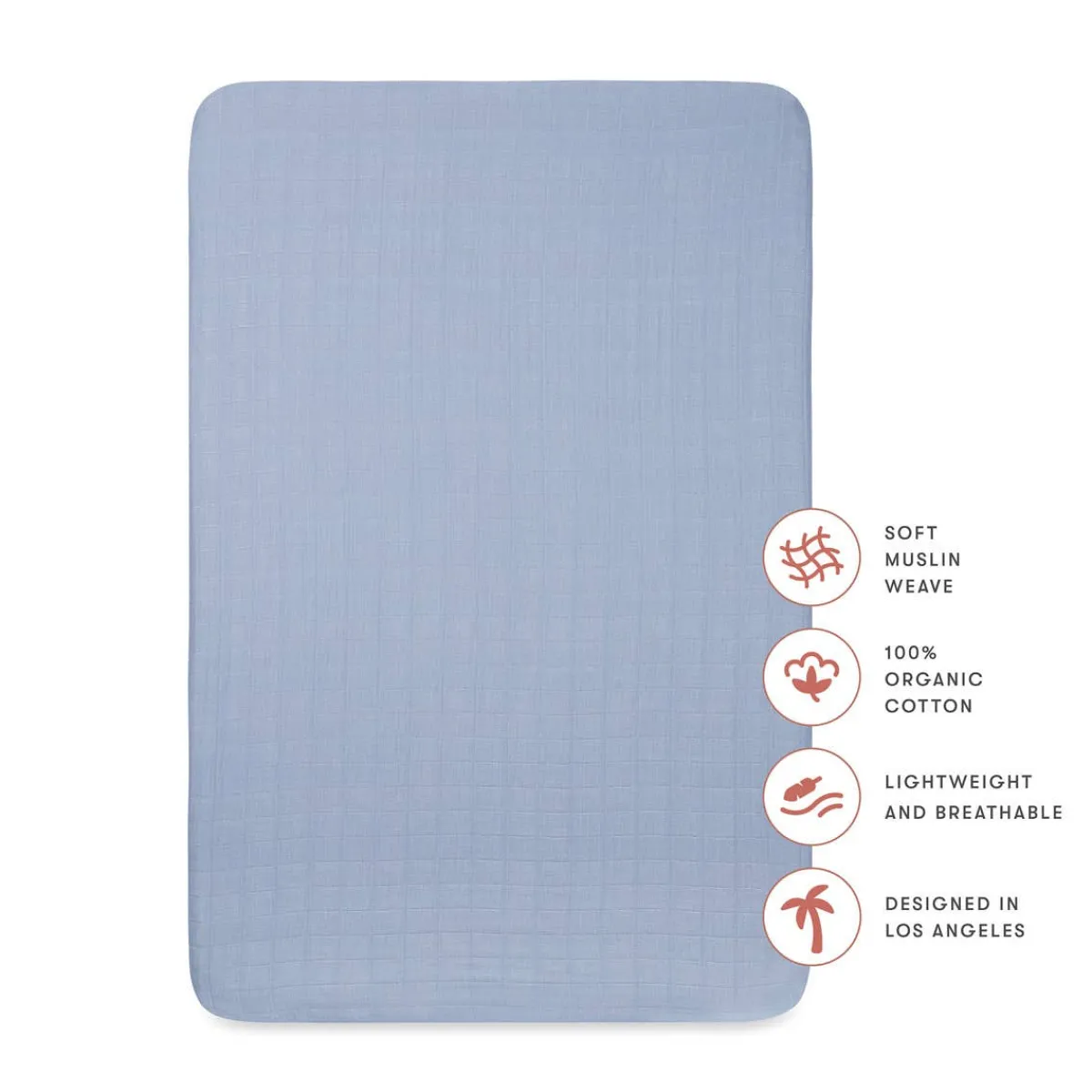 Mini Crib Bedding|Crib Fitted Sheets-Babyletto Muslin Mini Crib Sheet