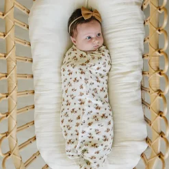 Blankets|Sleep Sacks + Wraps-Mebie Baby Muslin Swaddle