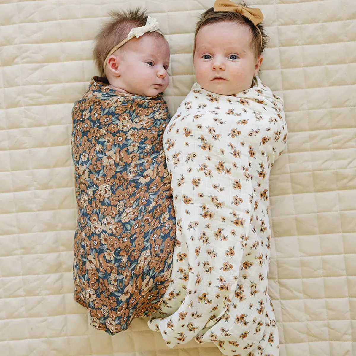 Blankets|Sleep Sacks + Wraps-Mebie Baby Muslin Swaddle