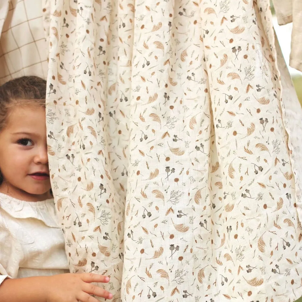 Blankets|Sleep Sacks + Wraps-Avery Row Muslin Swaddle