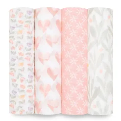 Blankets|Sleep Sacks + Wraps-aden + anais essentials Muslin Swaddle (4 Pack)