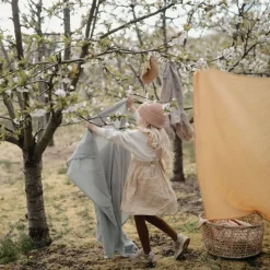Blankets|Sleep Sacks + Wraps-Mushie Muslin Swaddle Blanket