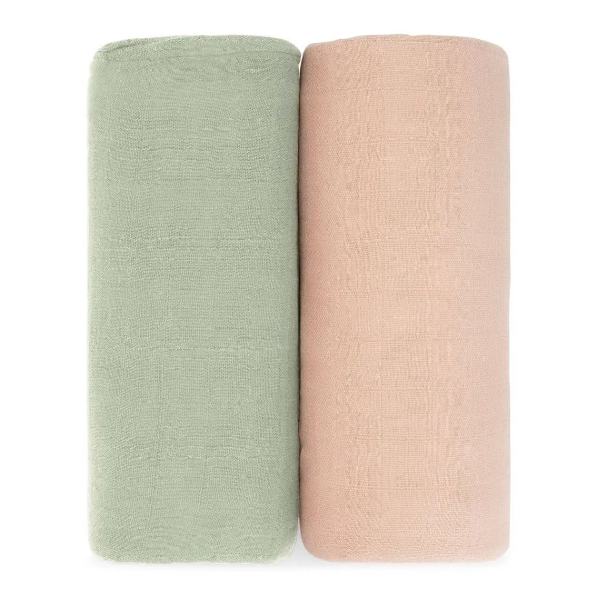 Sleep Sacks + Wraps-Comfycubs Muslin Swaddle Blankets (2 Pack)
