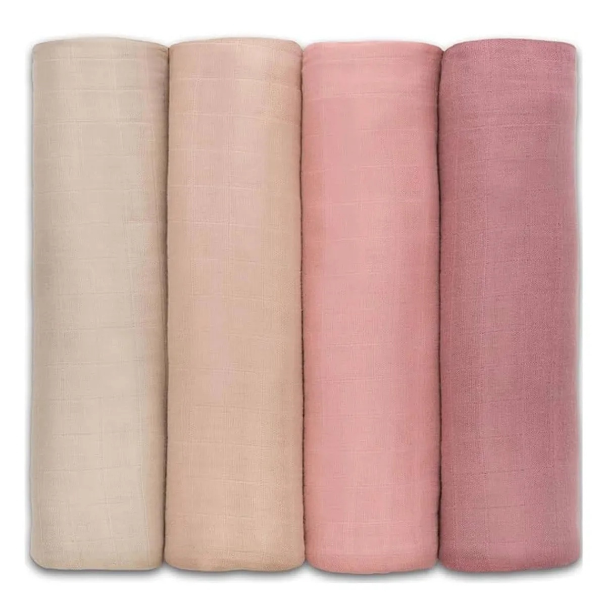 Sleep Sacks + Wraps-Comfycubs Muslin Swaddle Blankets (4 Pack)