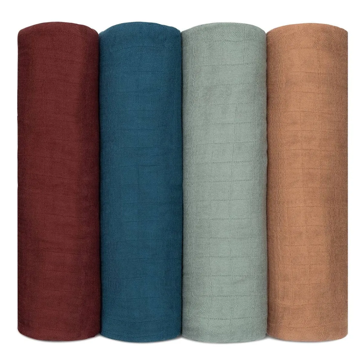 Sleep Sacks + Wraps-Comfycubs Muslin Swaddle Blankets (4 Pack)