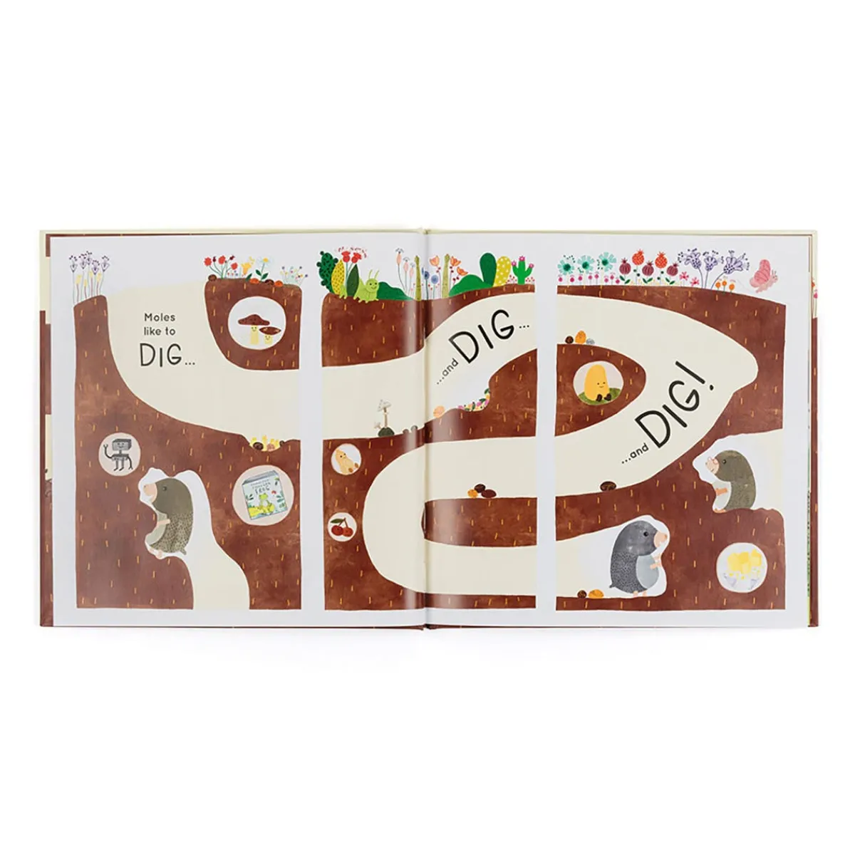 Story Books|Board Books-Jellycat Muswell Mole and the Buried Treasure Book