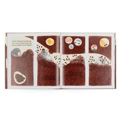 Story Books|Board Books-Jellycat Muswell Mole and the Buried Treasure Book