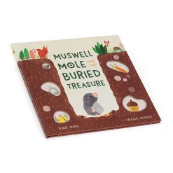 Story Books|Board Books-Jellycat Muswell Mole and the Buried Treasure Book