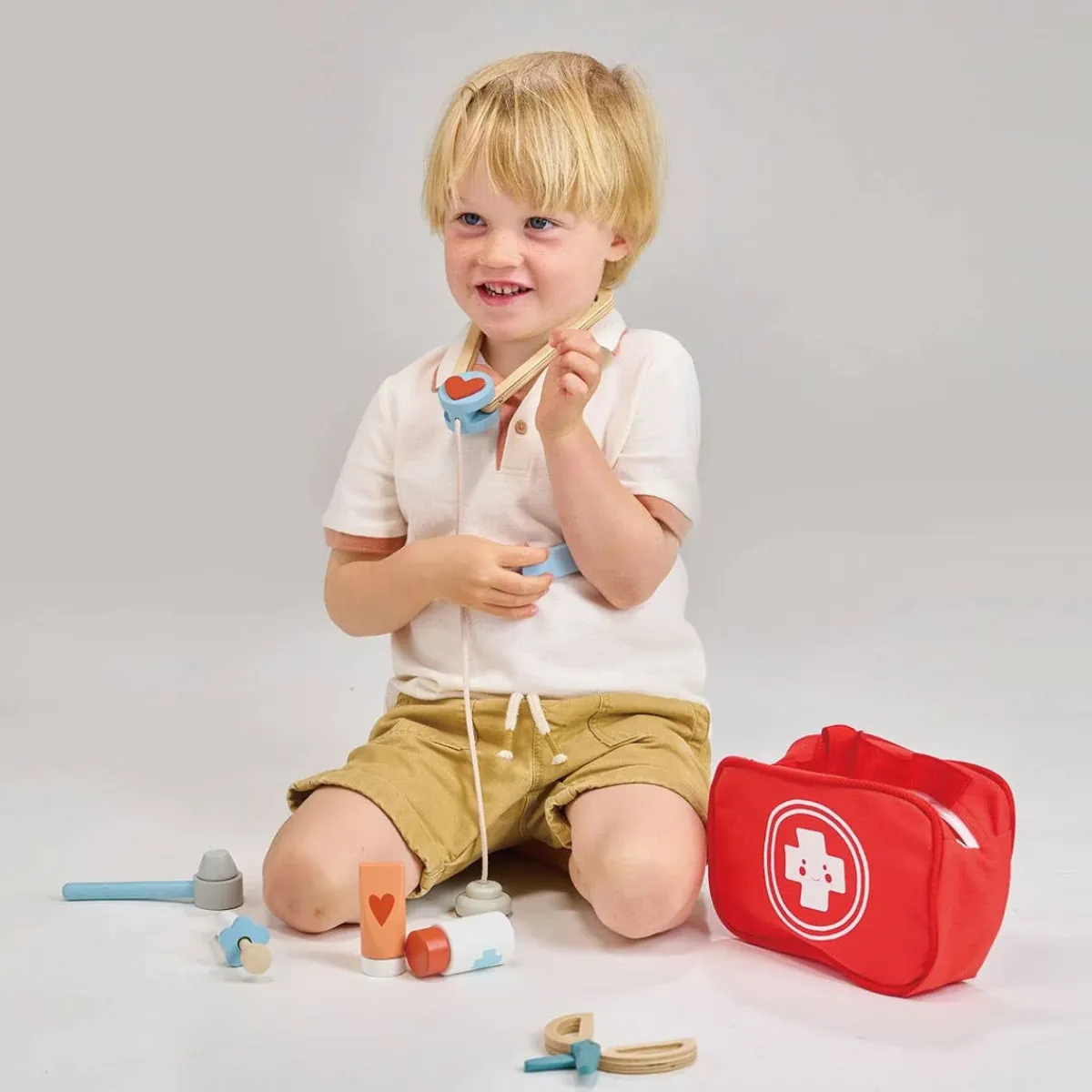 Pretend Play|Wooden Toys-Mentari My First Aid Kit