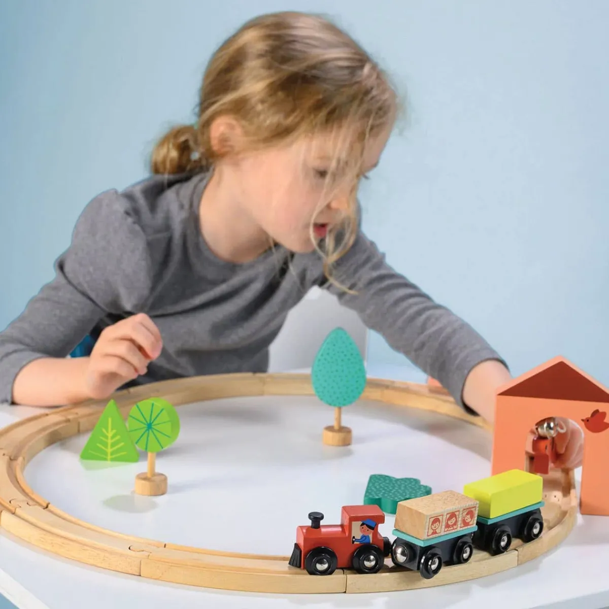 Cars + Trucks|Wooden Toys-Mentari My First Train Set