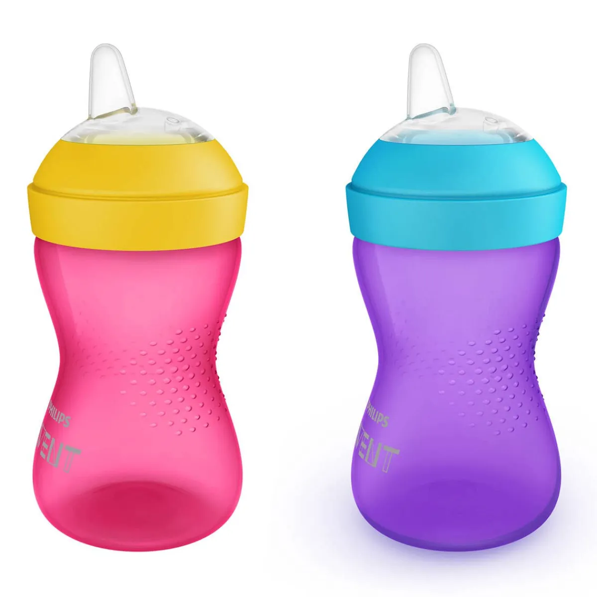 Kids Drinkware|Sippy Cups + Straw Cups-Philips Avent My Grippy Spout Cup (10 oz, 2 Pack)