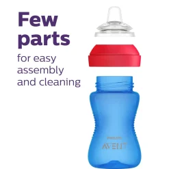 Kids Drinkware|Sippy Cups + Straw Cups-Philips Avent My Grippy Spout Cup (10 oz, 2 Pack)