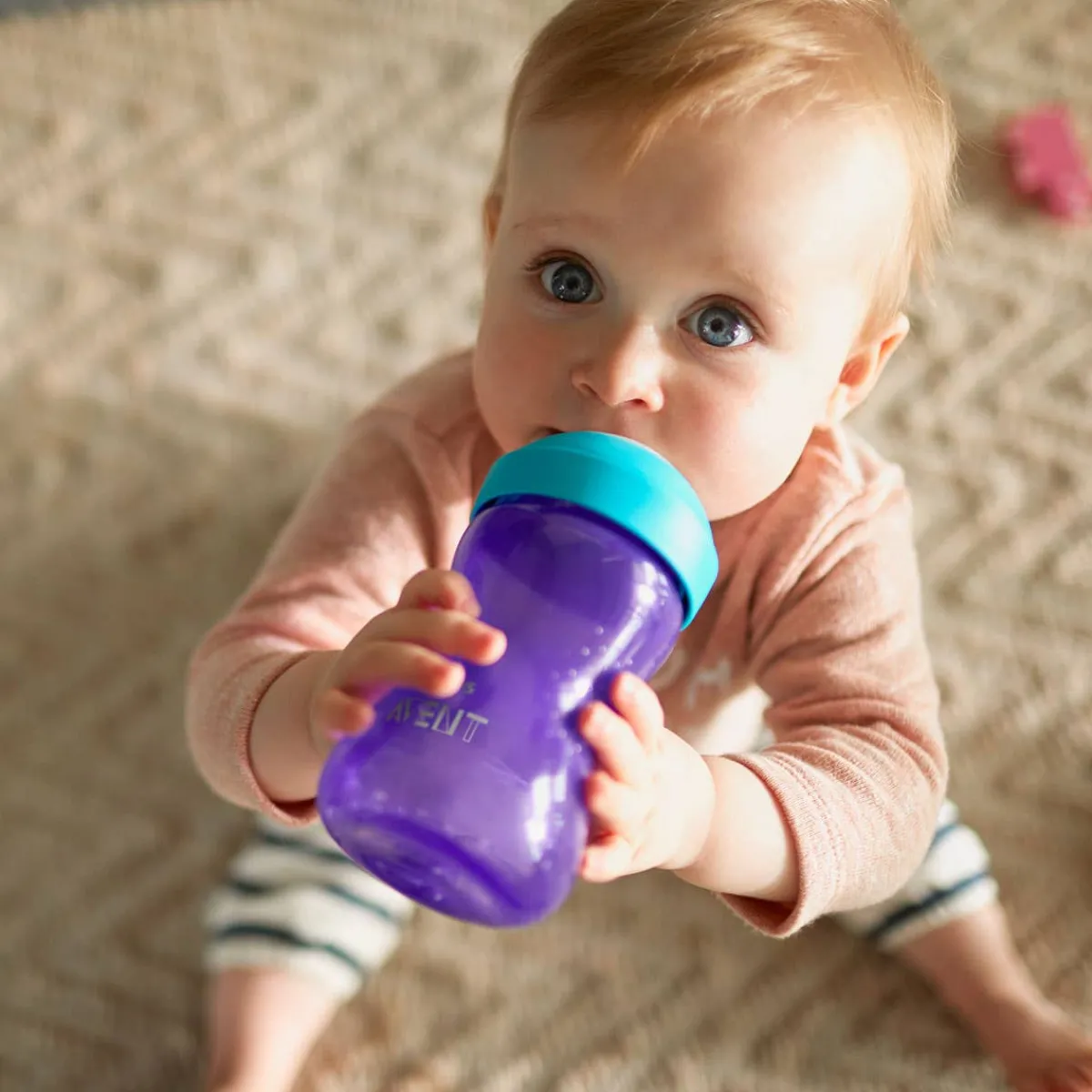 Kids Drinkware|Sippy Cups + Straw Cups-Philips Avent My Grippy Spout Cup (10 oz, 2 Pack)
