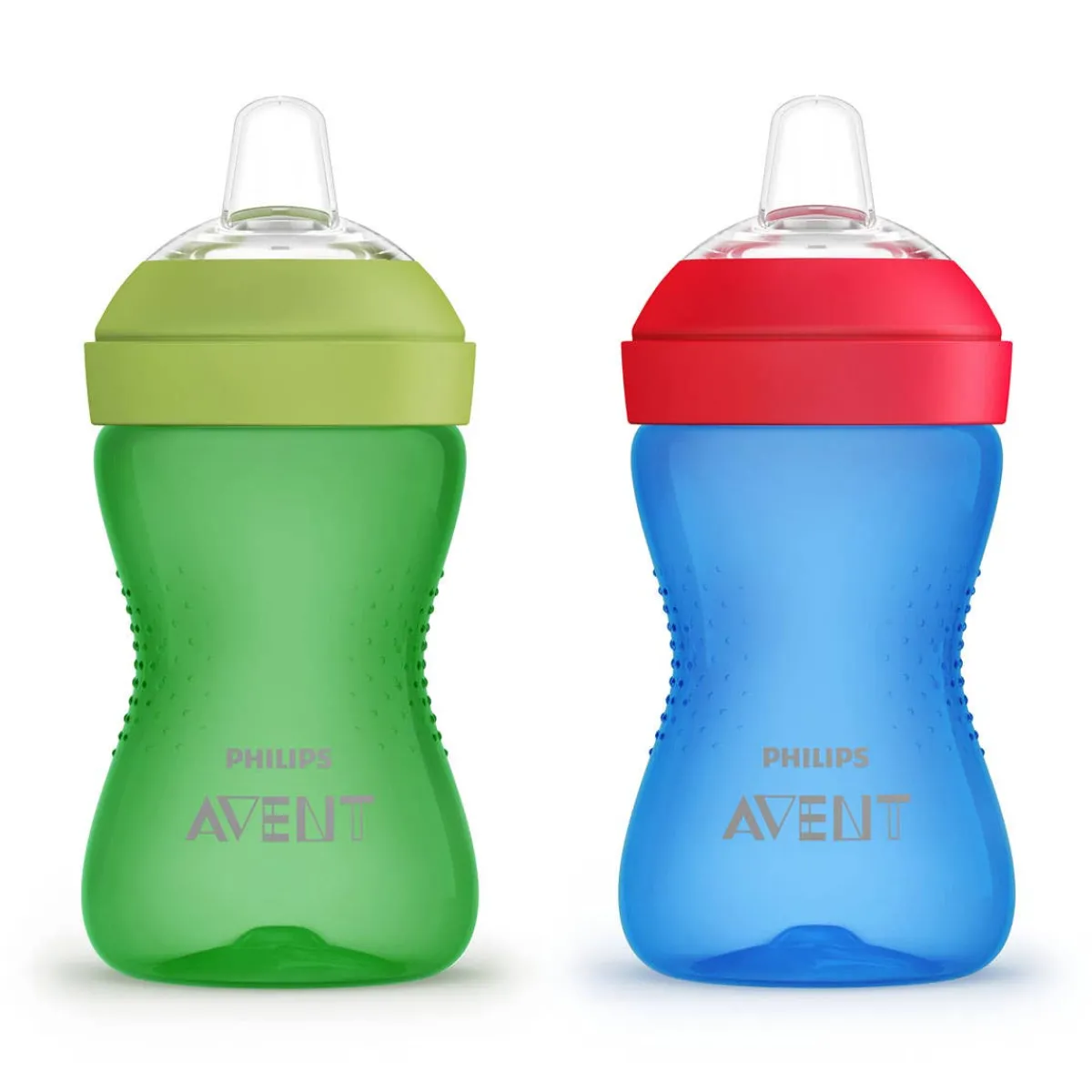 Kids Drinkware|Sippy Cups + Straw Cups-Philips Avent My Grippy Spout Cup (10 oz, 2 Pack)