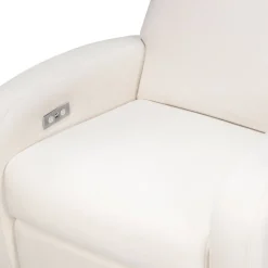 Motorized Gliders|Gliders-Babyletto Nami Electronic Glider Recliner with USB (Eco-Performance) Cream