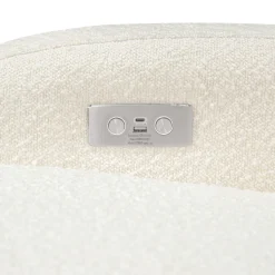 Motorized Gliders|Gliders-Babyletto Nami Electronic Glider Recliner with USB (Boucle)