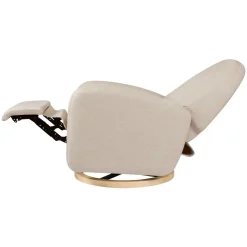 Soft Soles|Perforated Sneakers-Babyletto Nami Electronic Glider Recliner with USB (Eco-Weave)