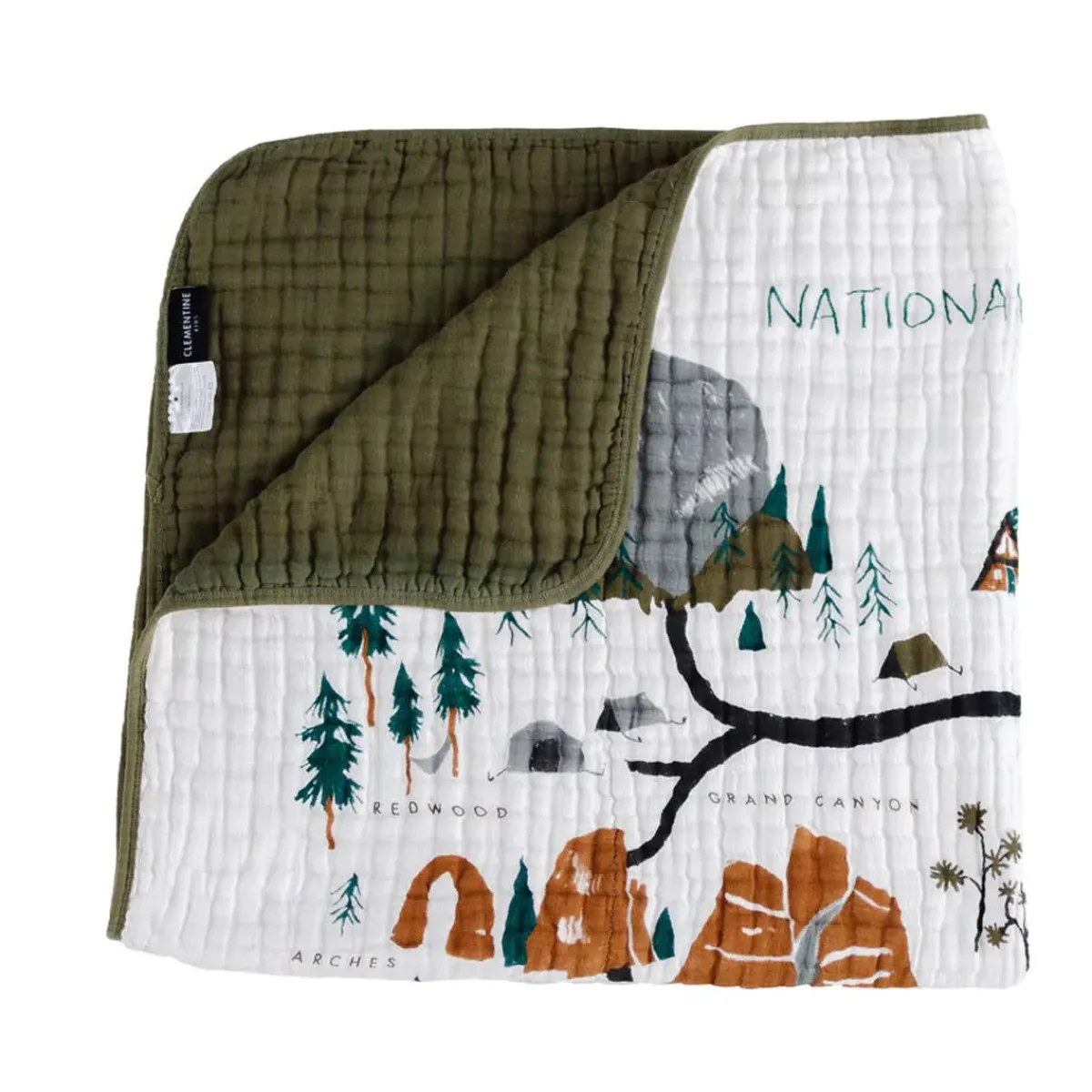 Kids Bedding|Blankets-Clementine Kids National Park Quilt
