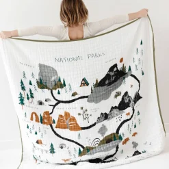 Kids Bedding|Blankets-Clementine Kids National Park Quilt