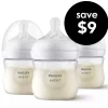 Baby Bottle Sets|Baby Bottles-Philips Avent Natural Bottle (4 oz, 3 Pack)