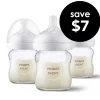 Baby Bottle Sets|Glass Baby Bottles-Philips Avent Natural Glass Bottle (4 oz, 3 Pack)