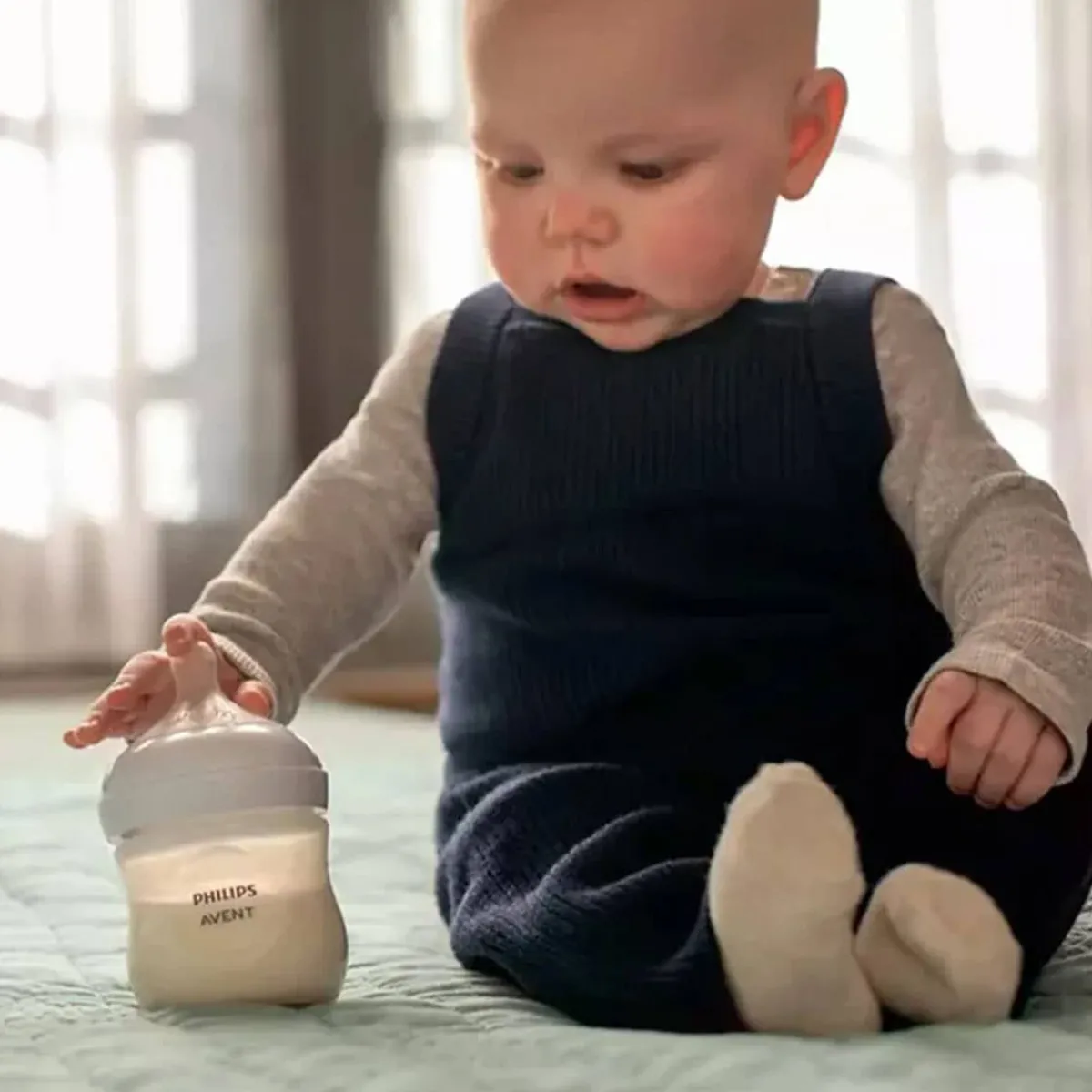 Nipples + Bottle Accessories-Philips Avent Natural Nipple - Flow 1 0m