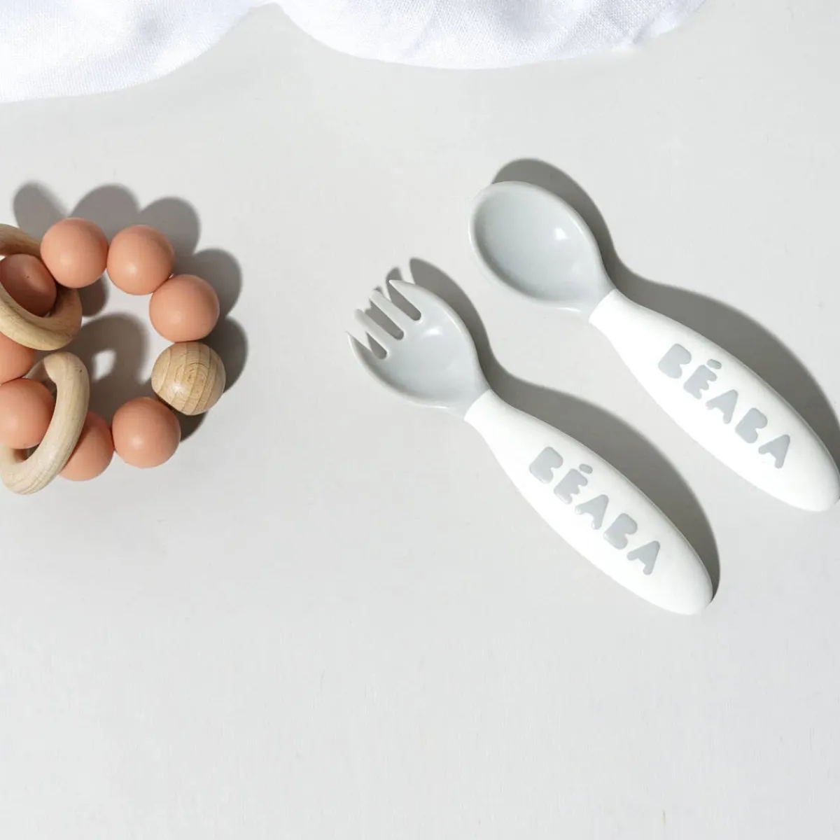Kids Utensils|Toddler Training Utensils-Beaba 2nd Stage Cutlery (Set of 10)