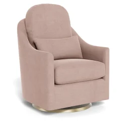 Gliders-Monte Design Nessa Glider - European Fabric with Swivel Base