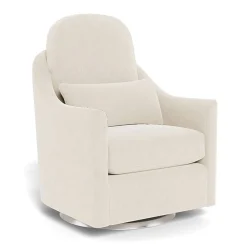 Gliders-Monte Design Nessa Glider - Fabric with Swivel Base