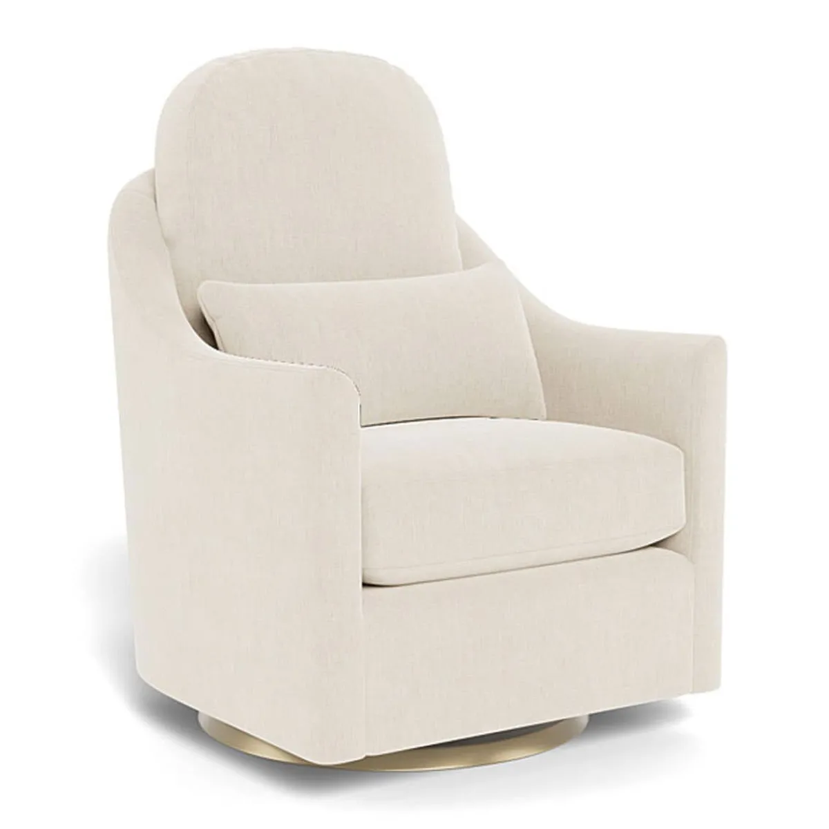 Gliders-Monte Design Nessa Glider - Fabric with Swivel Base
