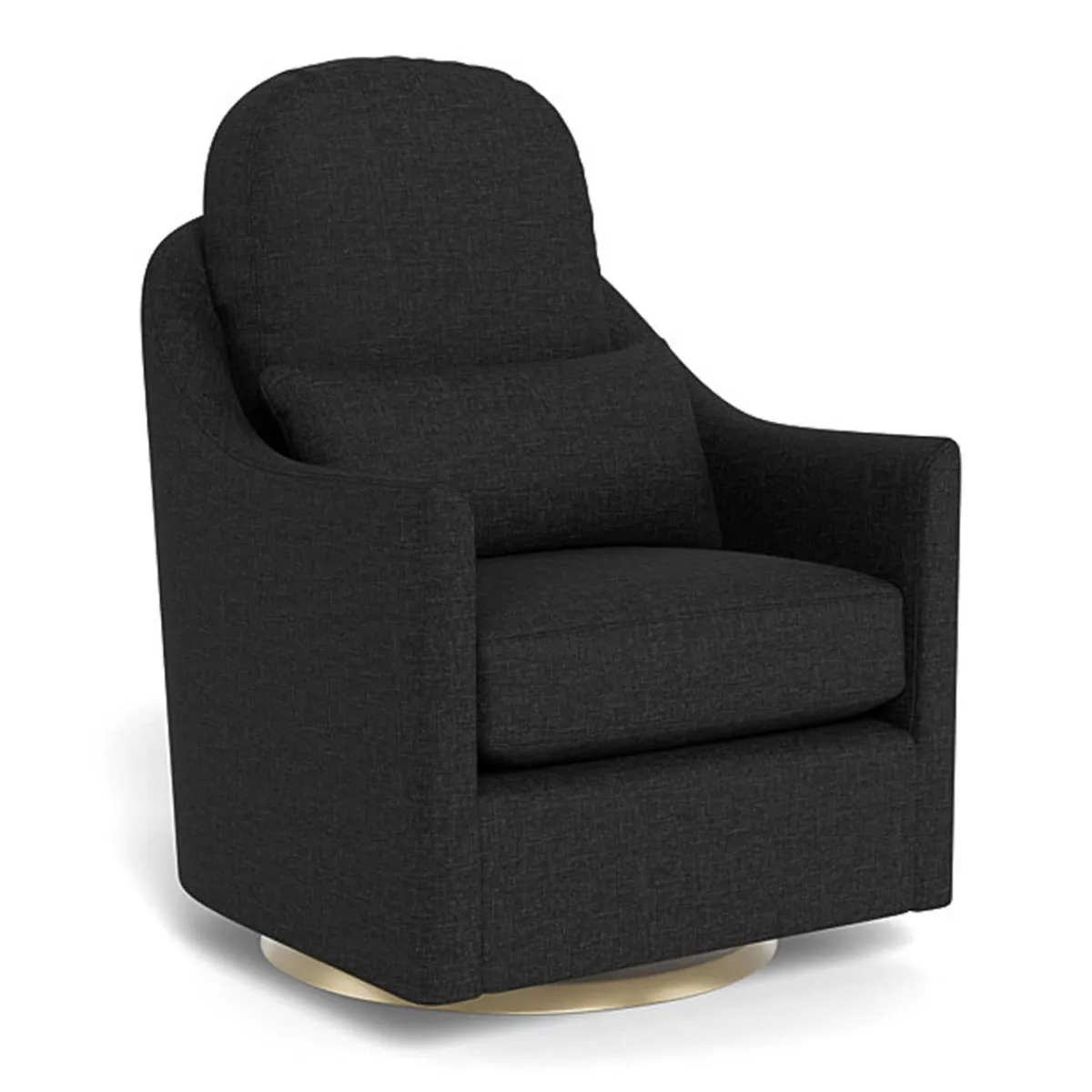 Gliders-Monte Design Nessa Glider - Fabric with Swivel Base