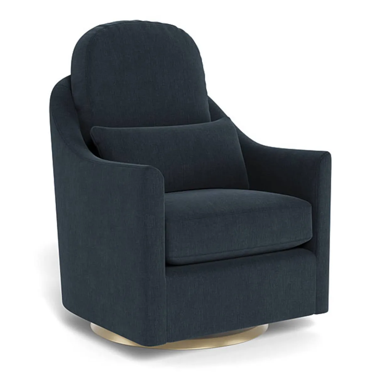 Gliders-Monte Design Nessa Glider - Fabric with Swivel Base